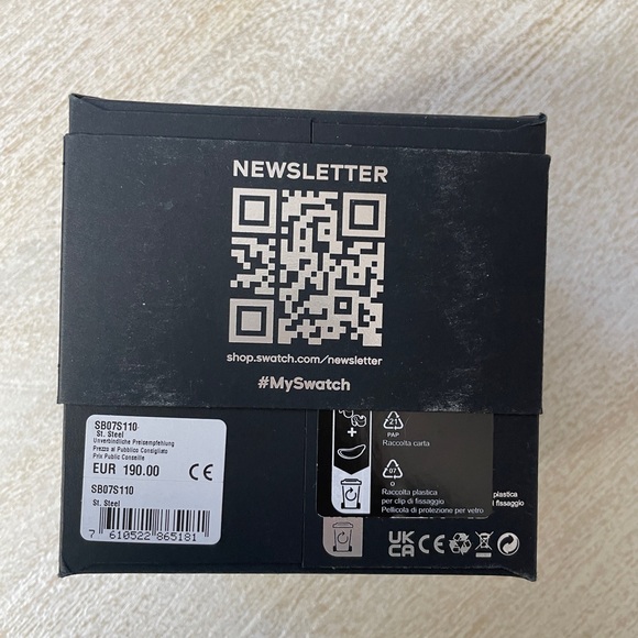 Swatch Red Juicy Watch SB07S110 Big Bold Irony - Picture 11 of 11